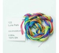 Шёлковое мулине Dinky-Dyes S-123 Luna Park